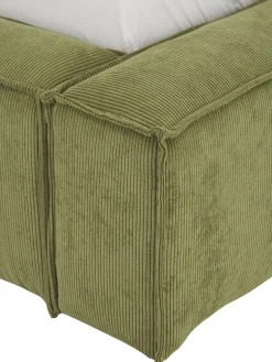 Letto Imbottito In Velluto A Coste Lennon