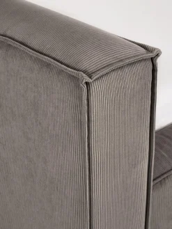 Letto Imbottito In Velluto A Coste Con Contenitore Lennon