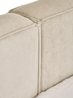 Letto Imbottito In Velluto A Coste Con Contenitore Lennon