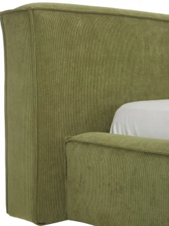 Letto Imbottito In Velluto A Coste Lennon