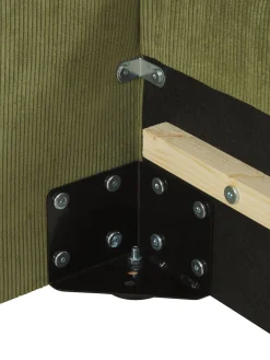 Letto Imbottito In Velluto A Coste Lennon