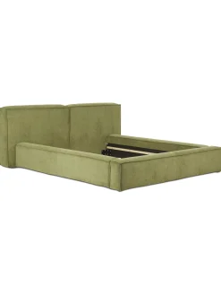 Letto Imbottito In Velluto A Coste Lennon