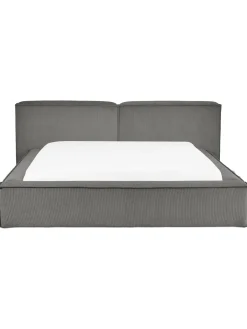 Letto Imbottito In Velluto A Coste Lennon