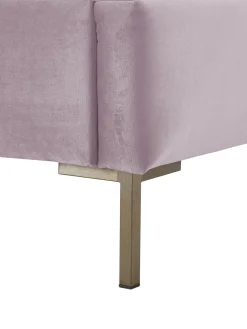 Letto Imbottito In Velluto Dusk