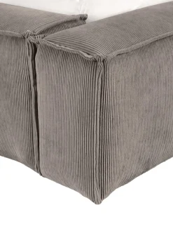 Letto Imbottito In Velluto A Coste Con Contenitore Lennon