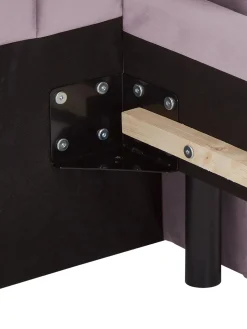 Letto Imbottito In Velluto Dusk