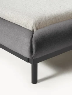 Letto Imbottito Senza Testiera Meya