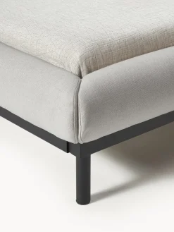 Letto Imbottito Senza Testiera Meya