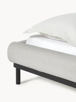 Letto Imbottito Senza Testiera Meya