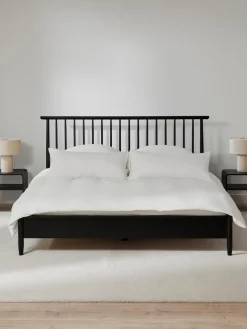 Letto In Legno Di Pino Massiccio Con Testiera Windsor