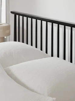 Letto In Legno Di Pino Massiccio Con Testiera Windsor