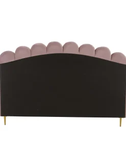 Letto Matrimoniale Imbottito In Velluto Glamour