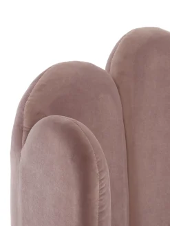 Letto Matrimoniale Imbottito In Velluto Glamour