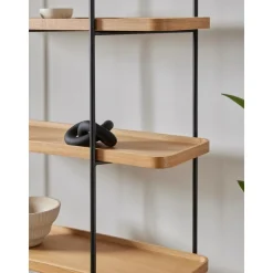 Libreria Grande In Legno Con Struttura In Metallo Renee