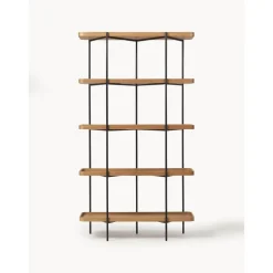Libreria Grande In Legno Con Struttura In Metallo Renee