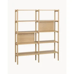 Libreria In Legno Di Quercia Holton