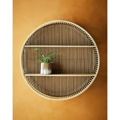 Libreria Rotonda In Bambu Bentra