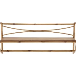 Mensola A Muro Effetto Bambu Rod