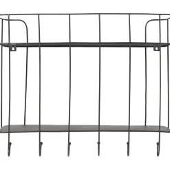 Mensola Da Parete Con Ganci Hedda