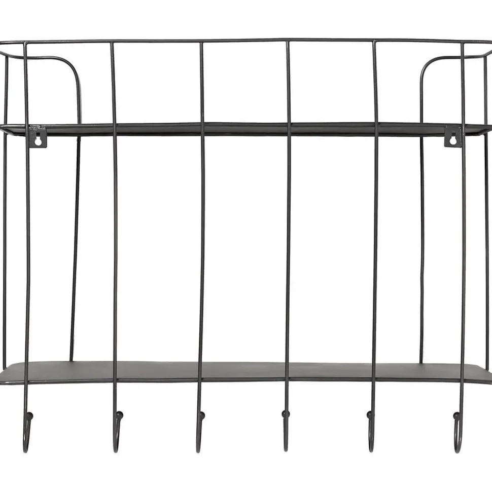 Mensola Da Parete Con Ganci Hedda