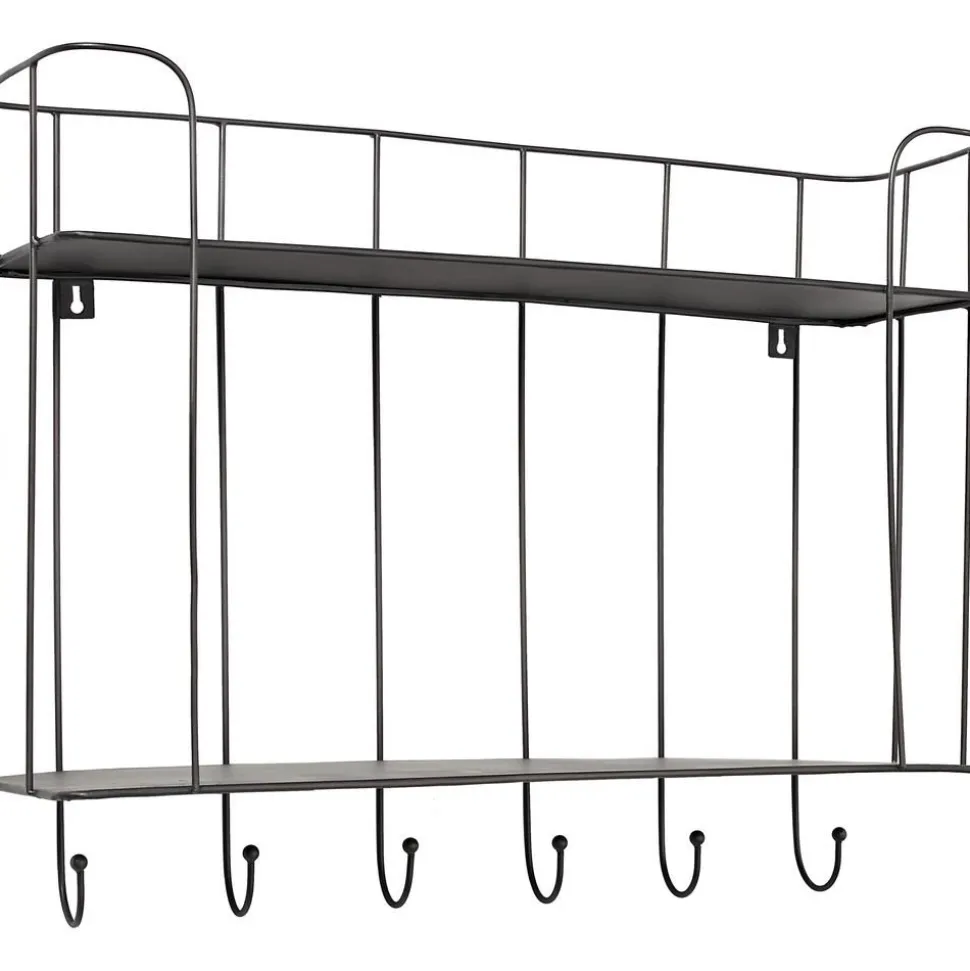 Mensola Da Parete Con Ganci Hedda