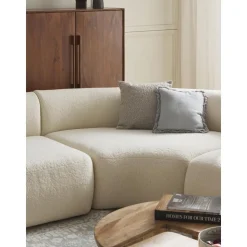 Modulo Angolare Curvo In Teddy Sofia