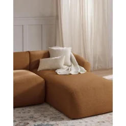 Modulo Angolare In Tessuto Boucle Sofia