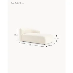 Modulo Angolare In Tessuto Boucle Sofia