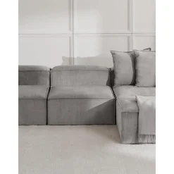 Modulo Centrale In Velluto A Coste Lennon