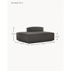 Modulo-Chaise Longue Lennon