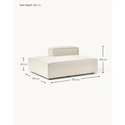 Modulo-Chaise Longue Lennon