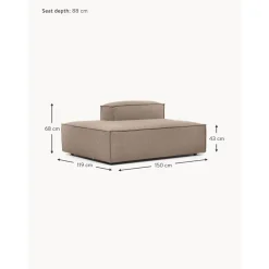 Modulo-Chaise Longue Lennon