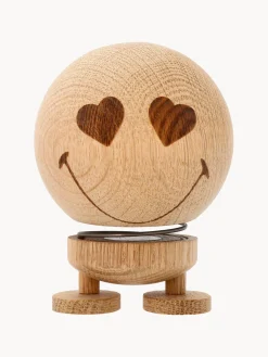 Oggetto Decorativo In Legno Di Quercia Smiley