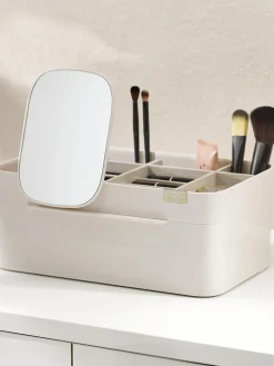 Organizer Per Cosmetici Con Chiusura Magnetica E Specchio Viva