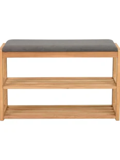 Panca Con Scarpiera In Legno Di Quercia Confetti