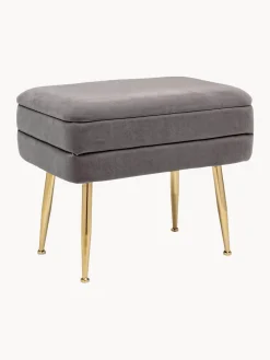 Panca Contenitore Imbottita In Velluto Pavlina