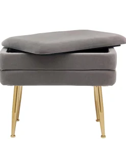 Panca Contenitore Imbottita In Velluto Pavlina