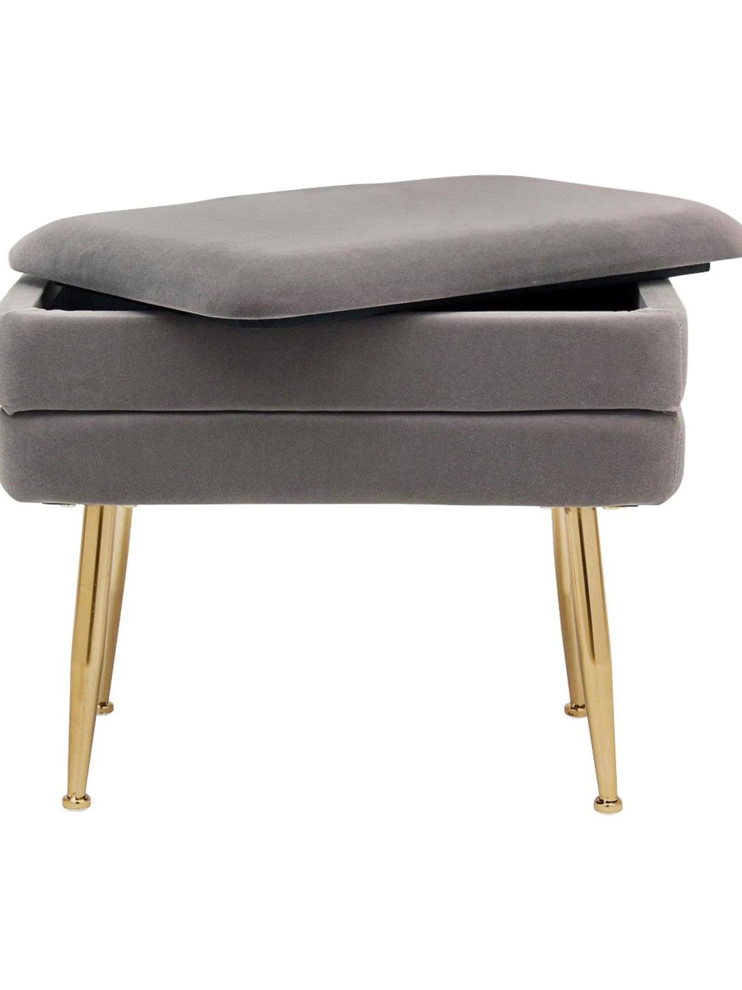 Panca Contenitore Imbottita In Velluto Pavlina