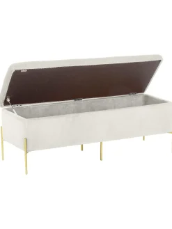 Panca Contenitore Imbottita In Velluto Harper