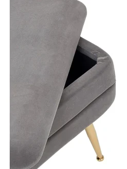 Panca Contenitore Imbottita In Velluto Pavlina