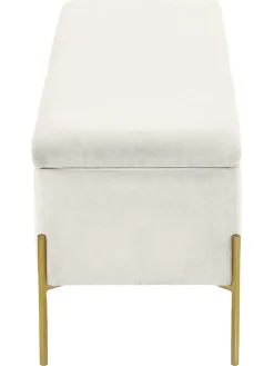 Panca Contenitore Imbottita In Velluto Harper