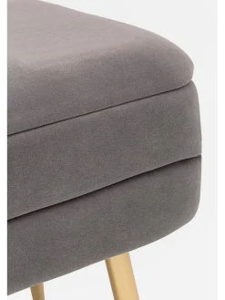 Panca Contenitore Imbottita In Velluto Pavlina