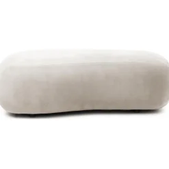 Panca Curva In Tessuto Alba