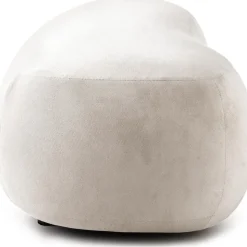 Panca Curva In Tessuto Alba