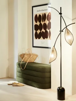 Panca Imbottita In Boucle Alto