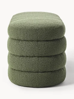 Panca Imbottita In Boucle Alto