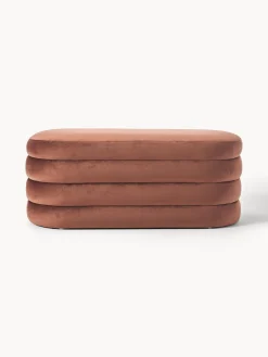 Panca Imbottita In Velluto Alto