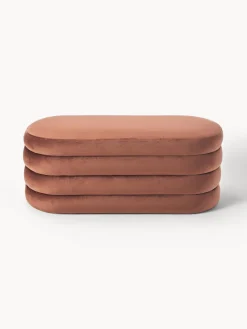 Panca Imbottita In Velluto Alto