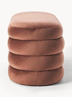 Panca Imbottita In Velluto Alto