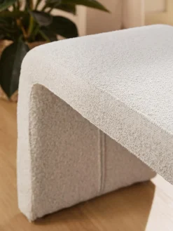 Panca Moderna Imbottita In Boucle Penelope